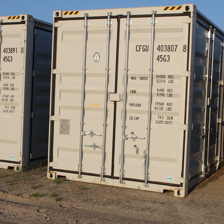 #1208 • 40FT HIGH CUBE CONTAINER