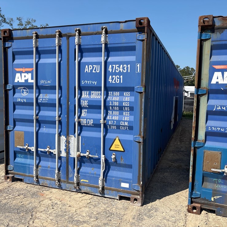 #1244 • 40FT SHIPPING CONTAINER