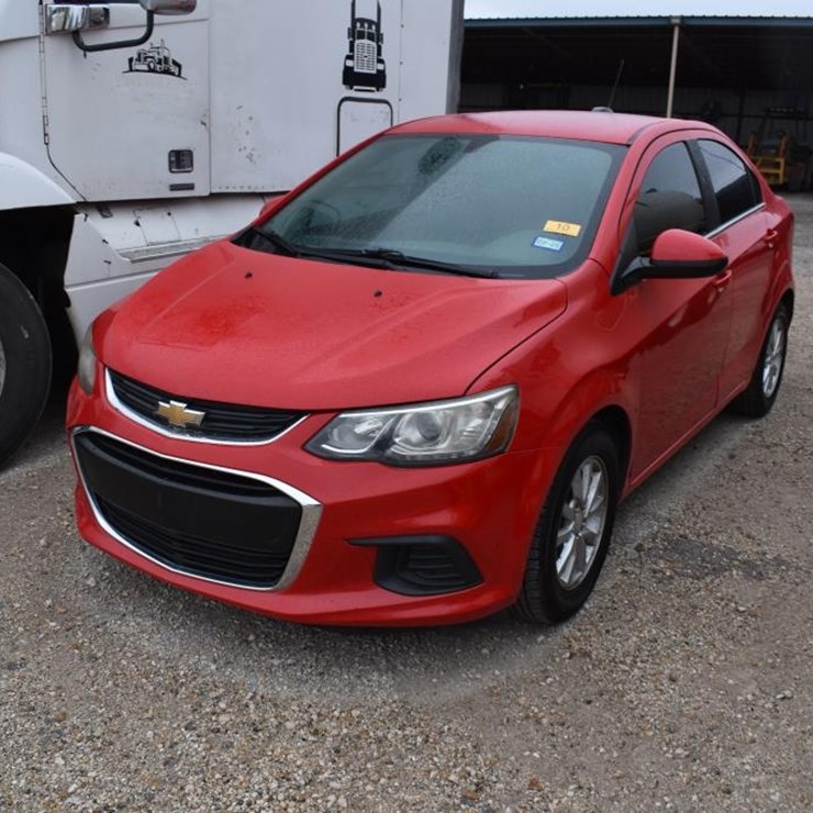 2017 CHEVROLET SONIC LT CAR (VIN # 1G1JD5SH2H4118881) (SHOWING APPX 141,282