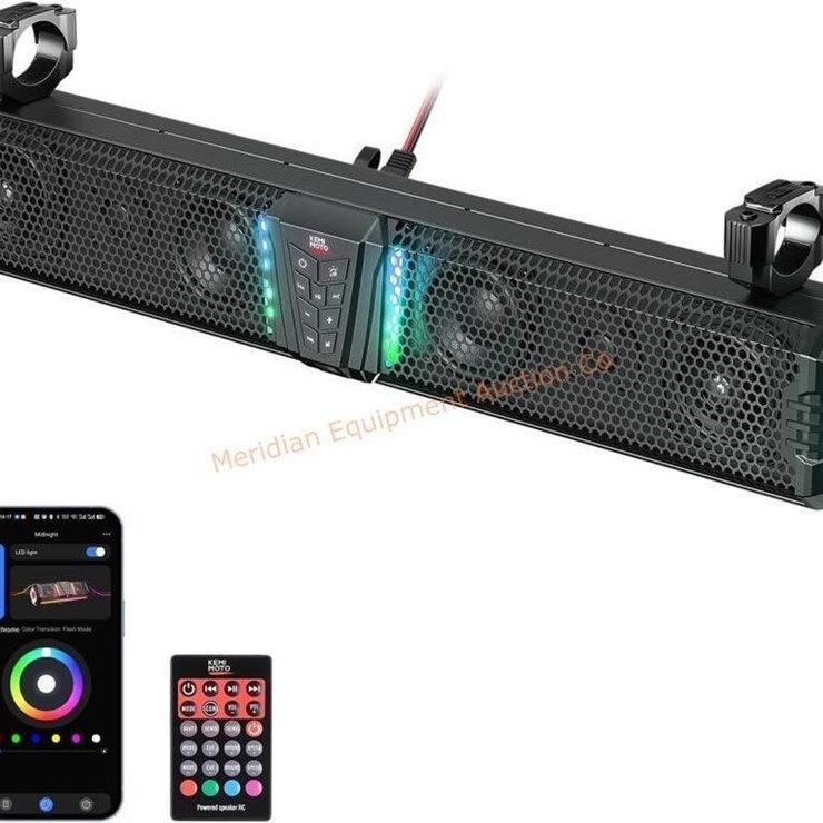 KEMIMOTO 2025 Midnight 80 32-inch UTV Sound Bar