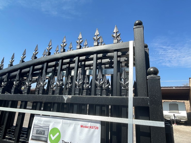 #4020-•-20'-bi-parting-metal-farm-driveway-gate-image-9