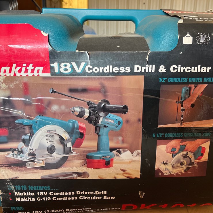 #34 • MAKITA 18V COMBO KITS DRILL AND SAW