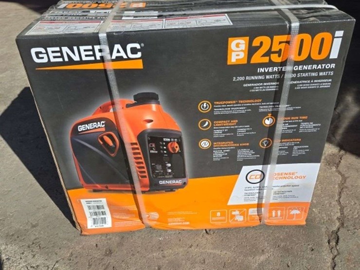 generac-gp2500i-portable-inverter-generator,-2200-running-watts,-2500-starting-watts,-new-in-box,-un-image-1