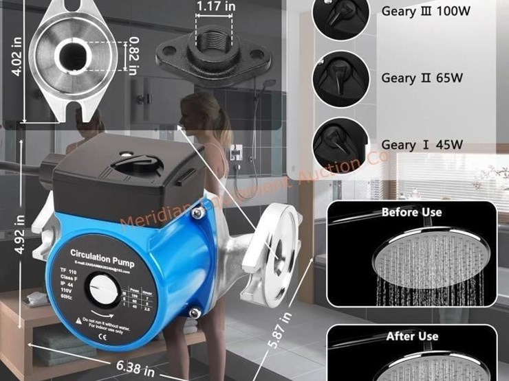 flange-recirculating-pump,-circulator-pump,-110v-image-2