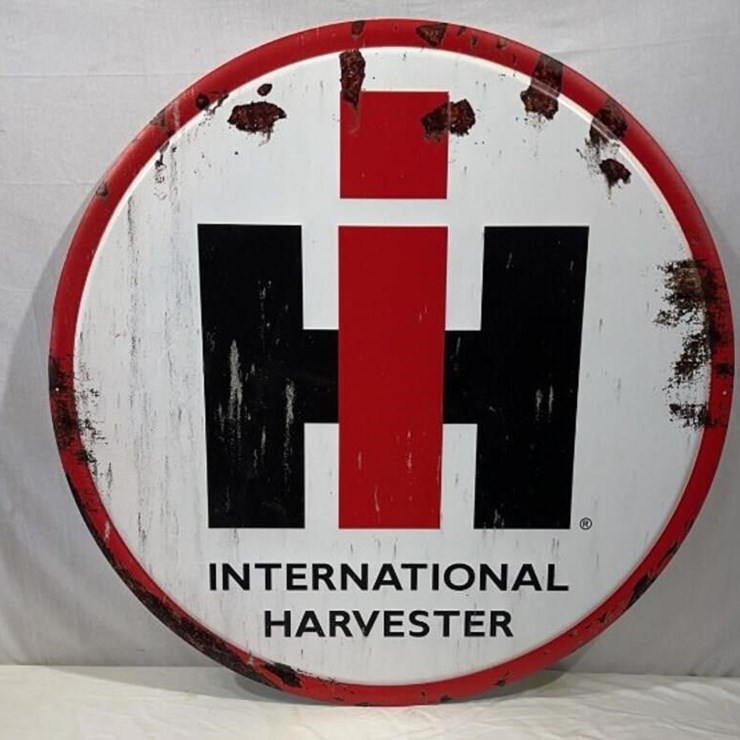 International Harvester Metal Sign