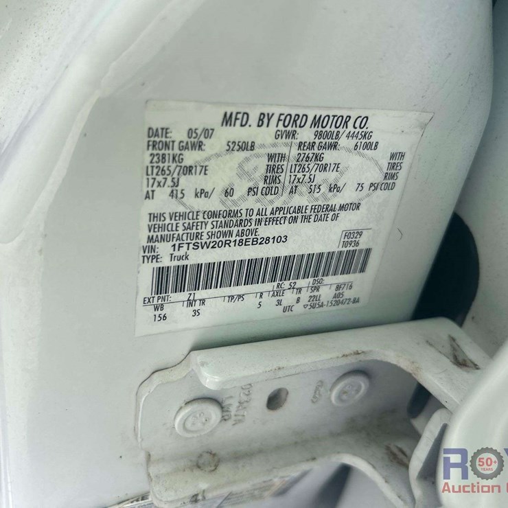 2008 FORD F250