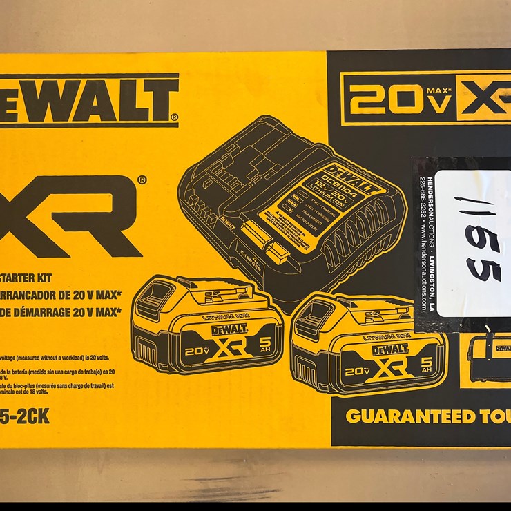 #1155 • DEWALT 20V MAX STARTER KIT