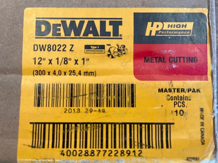 #21-•-lot-of-dewalt-12in-cutting-wheels-image-1