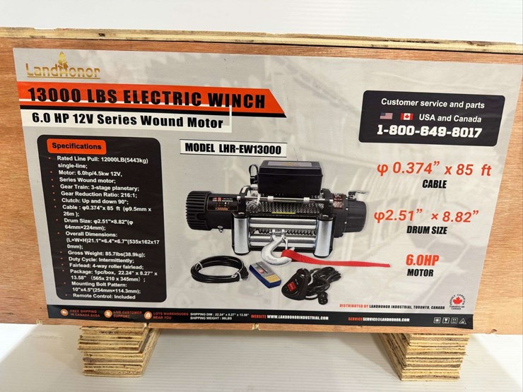 landhonor-13000-lbs-electric-winch-6.0-hp-12v-series-wound-motor-image-2