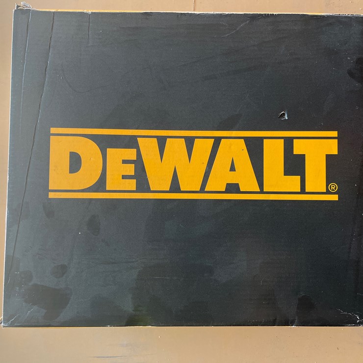 #2037 • DEWALT SIZE 11 STEEL TOE WORK BOOTS APPEARS UNUSED