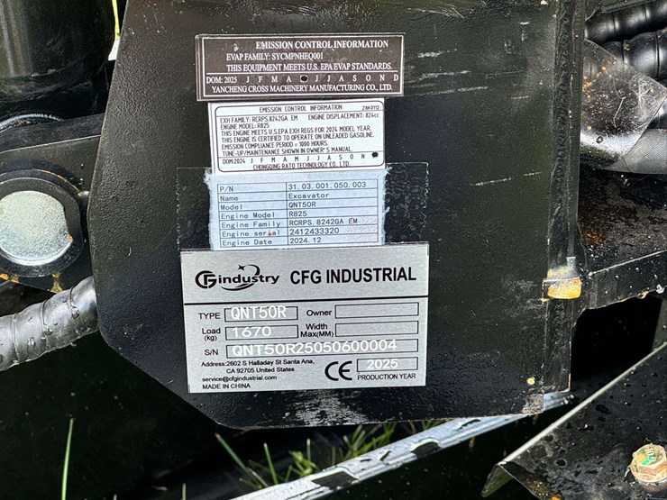 2025-cfg-industrial-qnt50r-mini-excavator-...-unused-image-11