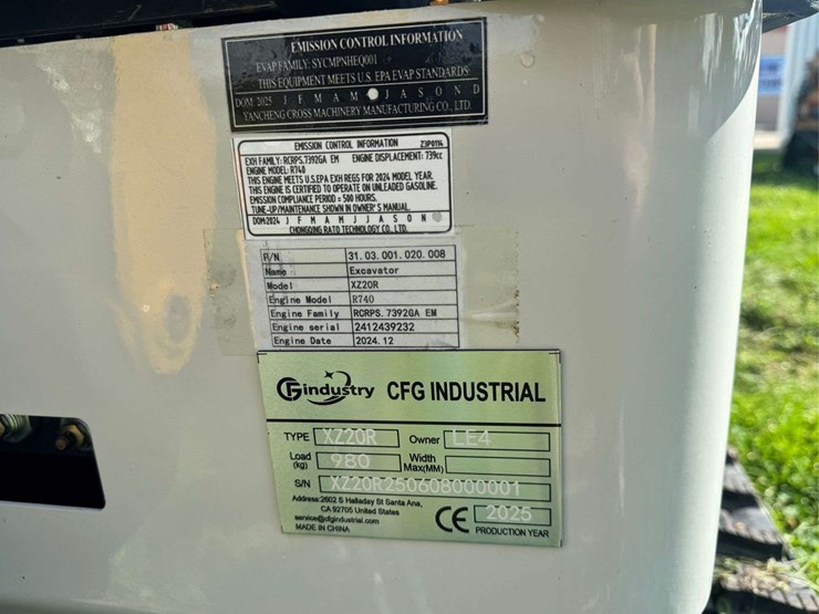 2025-cfg-industrial-xz20r-mini-excavator-...-unused-image-4