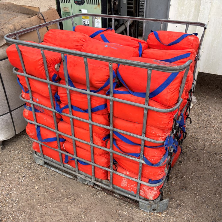 #3513 • PALLET OF WATER ACTIVATED FLOOD CONTROL BAGS