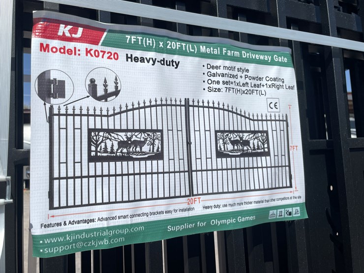 #4021-•-20'-bi-parting-metal-farm-driveway-gate-image-10