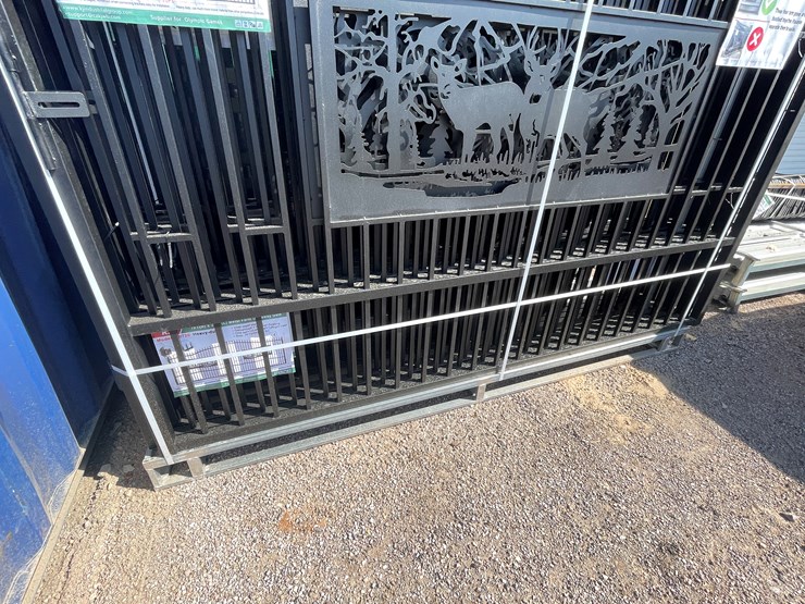 #4018-•-20'-bi-parting-metal-farm-driveway-gate-image-7