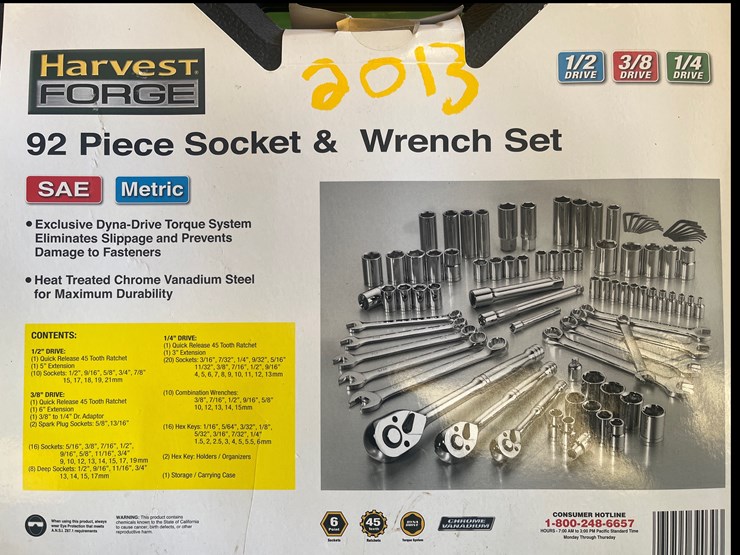 #2013-•-harvest-forge-92-piece-socket-and-wrench-set-image-1