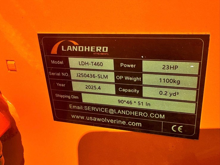 landhero-ldh-t460-mini-skid-steer-loader,-23-hp...-unused-image-11