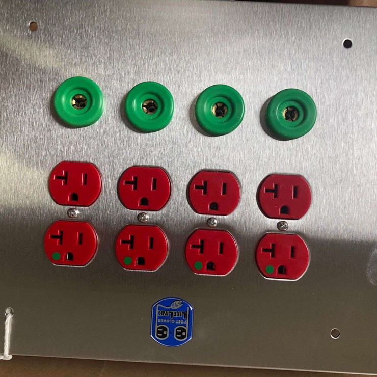 QTY(6) DEDICATED MULTI OUTLET PANEL