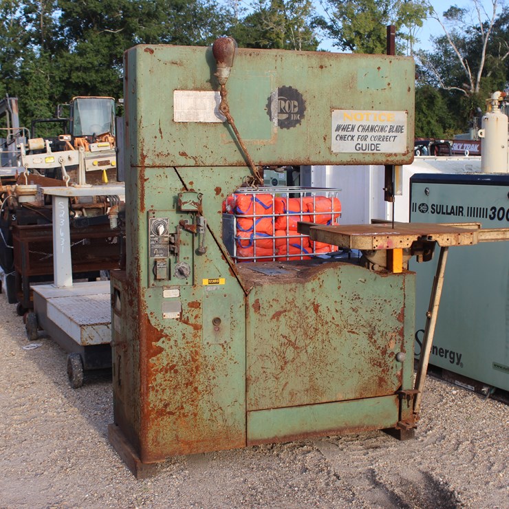 #3518 • BAND SAW, ELECTRIC SKID MTD