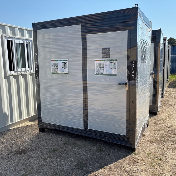 #1312 • 7FT X 5FT X 8FT PORTABLE RESTROOM WITH SHOWER