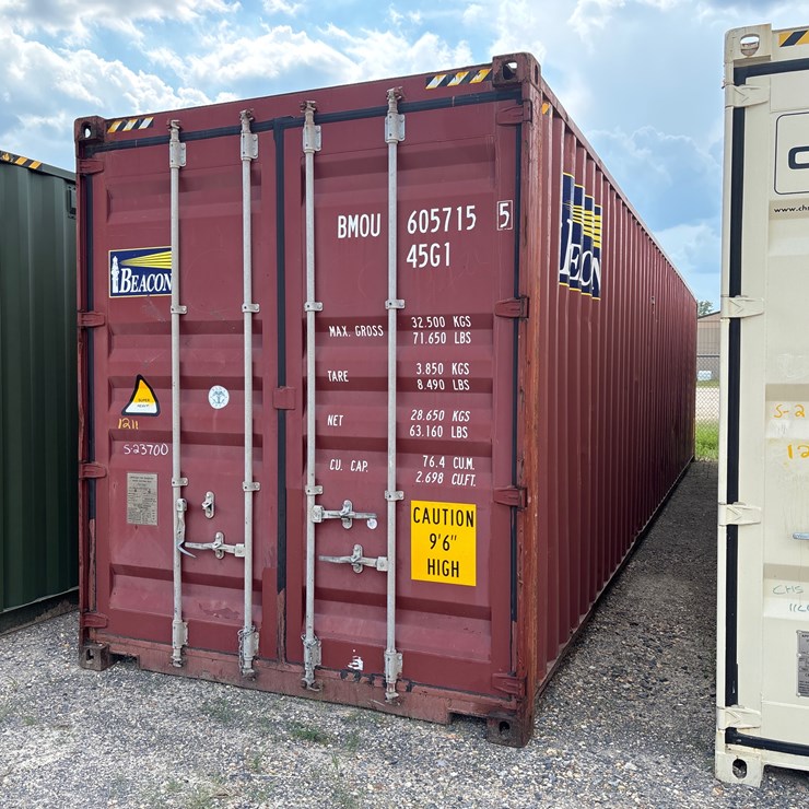 #1211 • 40FT HIGH CUBE CONTAINER