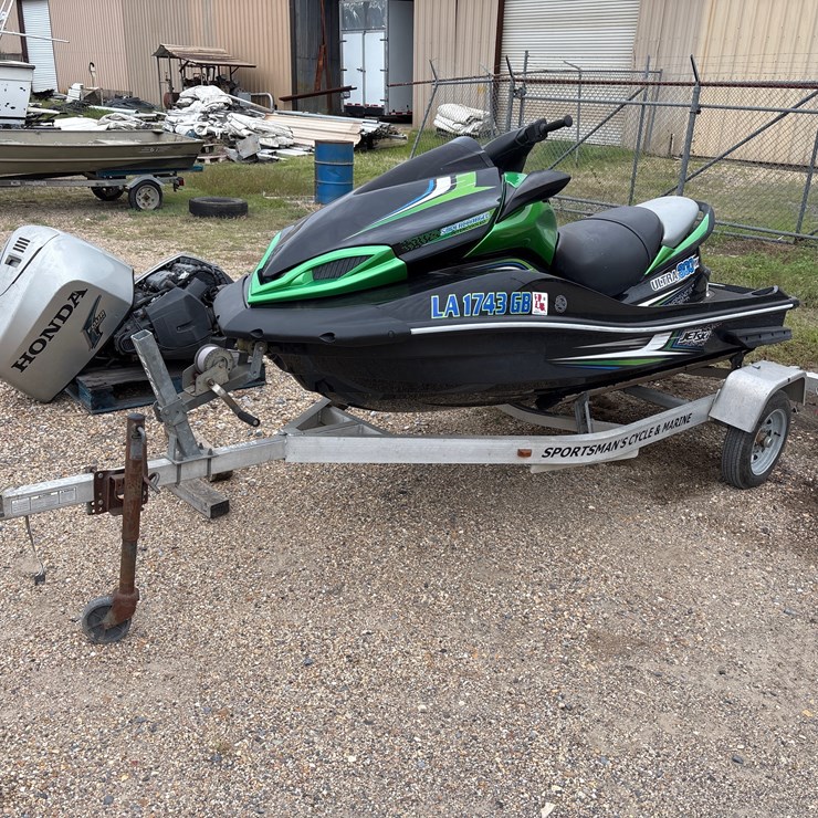 #1411 • ULTRA 300FX JET SKI WITH SINGLE AXLE TRAILER