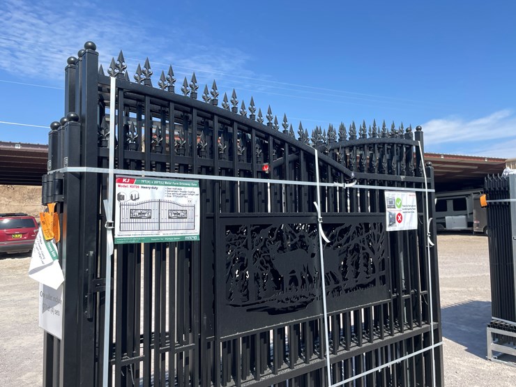 #4020-•-20'-bi-parting-metal-farm-driveway-gate-image-4