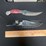custom-stainless-steel-fixed-blade-knife-w/-green/blue/red-stripe-handle-image-1