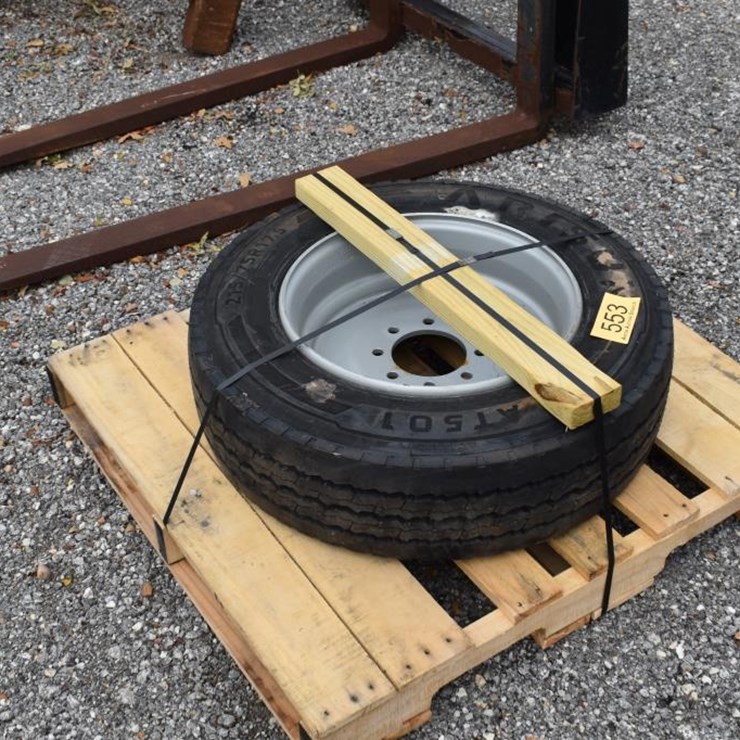 215 X 75R175 TIRE AND RIM