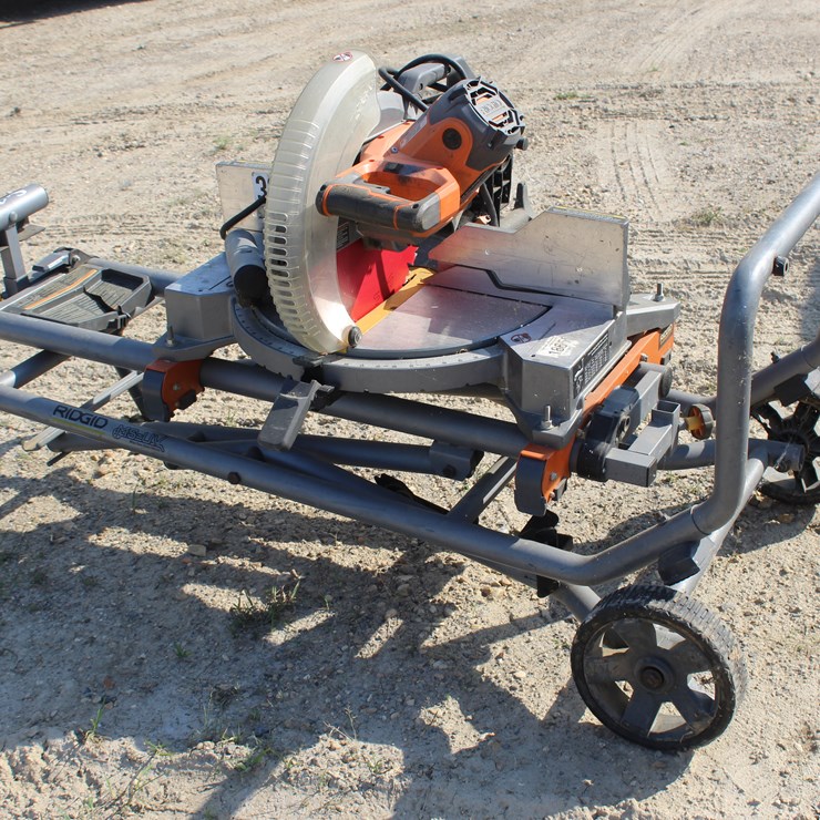 #3529 • RIDGID CHOP SAW, ELECTRIC WHEEL MTD