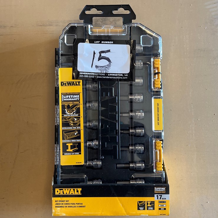 #15 • DEWALT BIT SOCKET SET