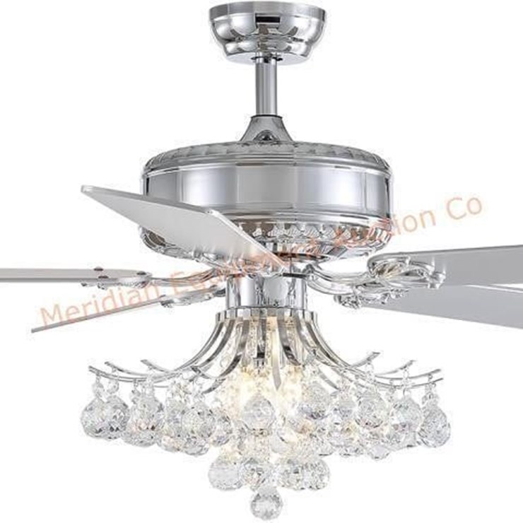 52" Elegant Ceiling Fan with Light and Remote