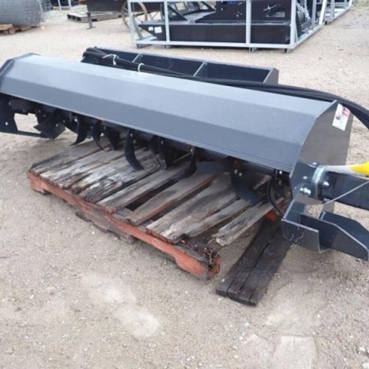 UNUSED Wolverine 86 In. Skid Steer Rototiller 2W04