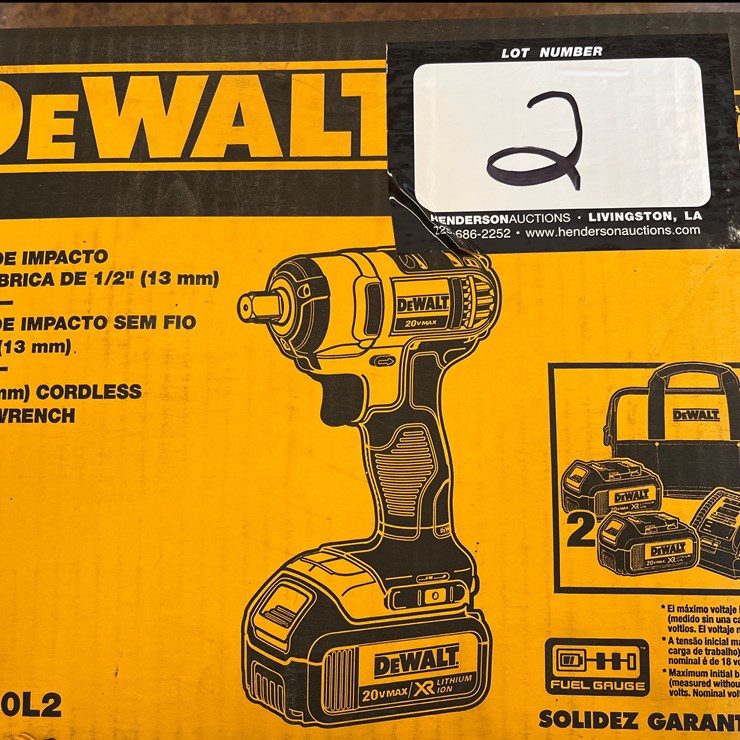 #2 • DEWALT 1/2 INCH IMPACT WRENCH