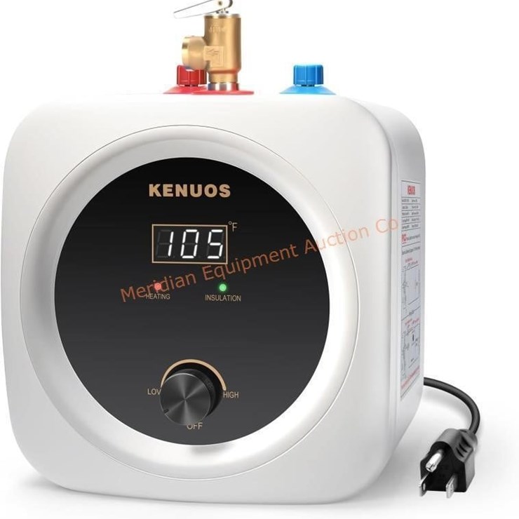 Tank Water Heater Electric 2.5 Gallon Under Sink