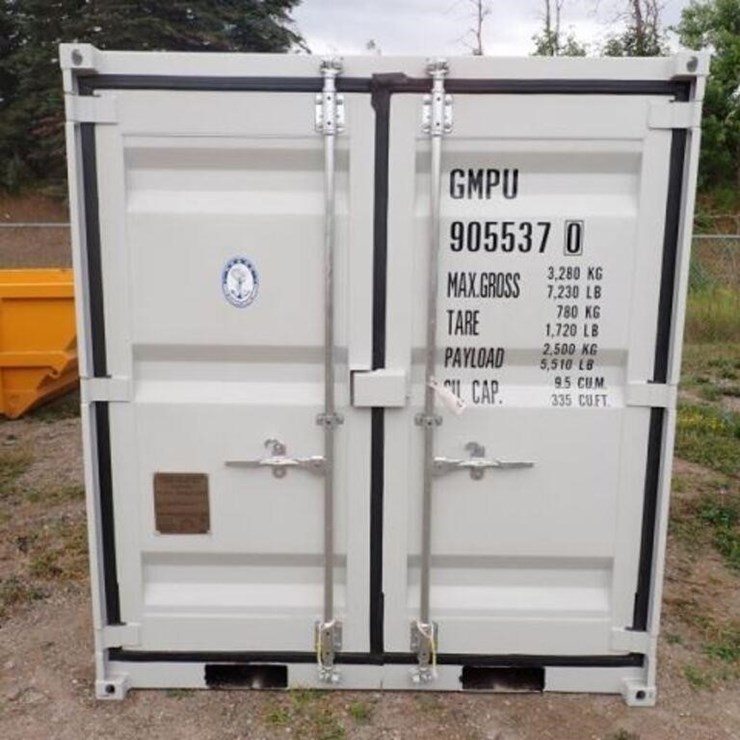 UNUSED 8 Ft Shipping Container