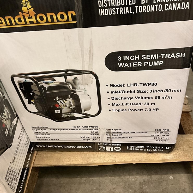 LANDHONOR LHR-TWP80 WATER PUMP