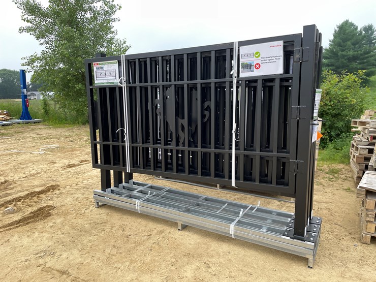 #2456-•-new-kj-7'-x-20'-metal-farm-driveway-gate-image-1