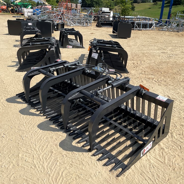 #2490 • JCT Skid Steer Rock Grappler Attachment
