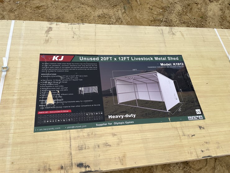 #2441-•-kj-new-20'-x-12'-livestock-metal-shed-image-5