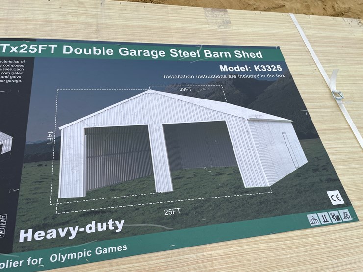 #2443-•-kj-new-33'-x-25'-double-garage-steel-barn-image-9