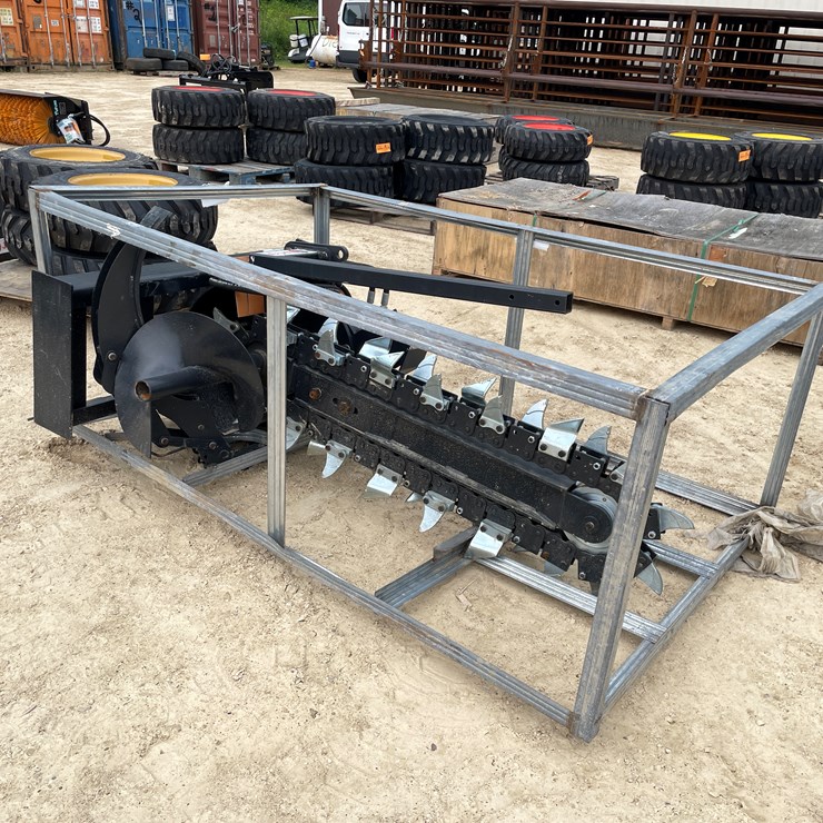 #2374 • New JCT Skid Steer 48" Trencher