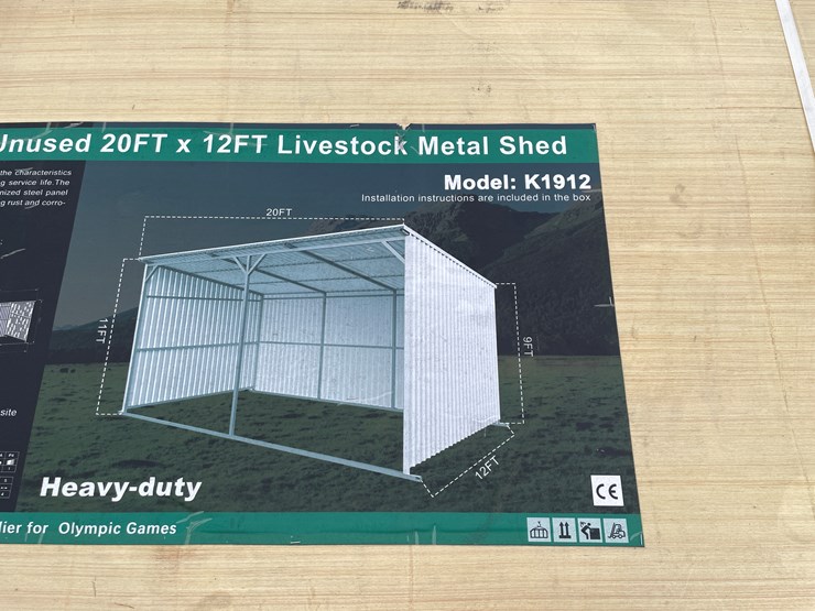 #2432-•-kj-new-20'-x-12'-livestock-metal-shed-image-7