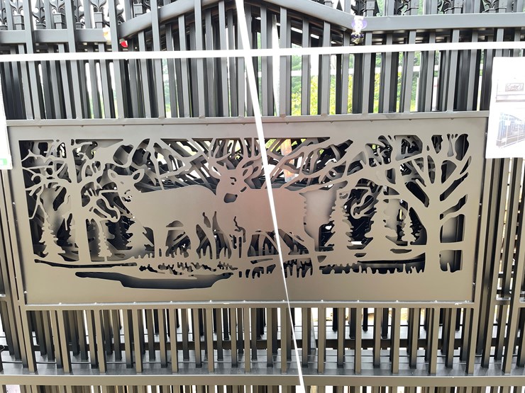 #2460-•-new-kj-7'-x-20'-metal-farm-driveway-gate-image-6