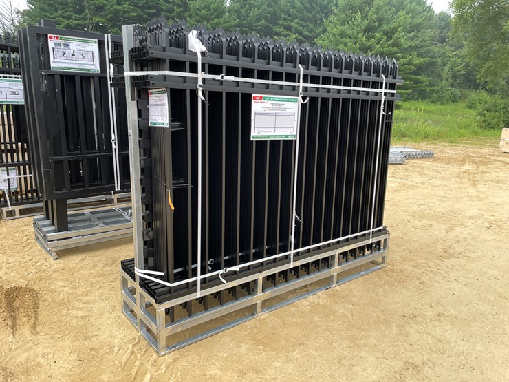 #2453-•-new-kj-8'-x-6'-powder-coated-steel-site-fence-image-3