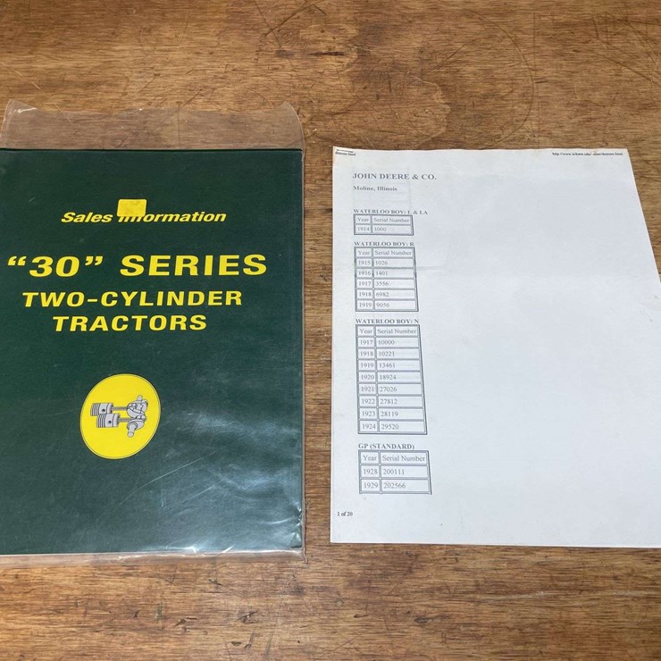 JOHN DEERE 30