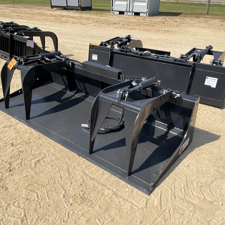 #2486 • JCT Skid Steer Grappler Bucket Attachment