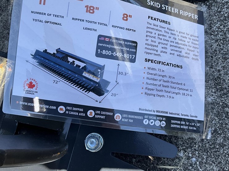 wolverine-rpr-12-72w-skid-steer-ripper-image-1