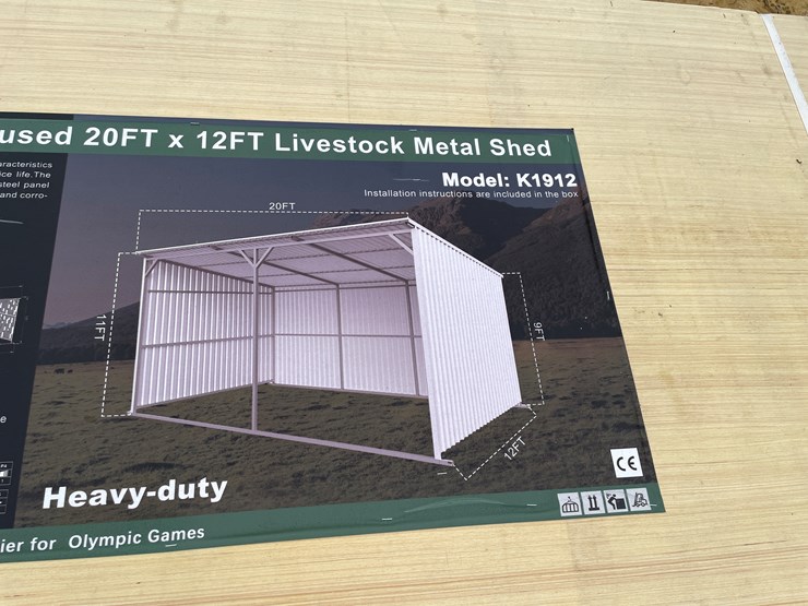 #2440-•-kj-new-20'-x-12'-livestock-metal-shed-image-5