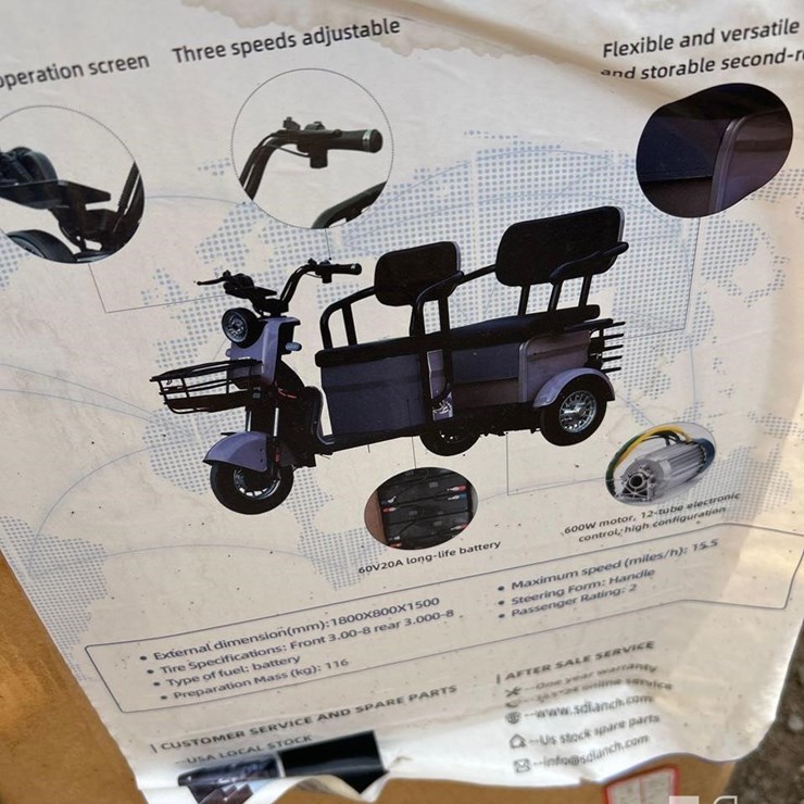 2025 IRGC40 3 WHEELED MINI GOLF CART